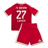 Camisa de Futebol Bayern Munich Konrad Laimer #27 Equipamento Principal Infantil 2026-27 Manga Curta (+ Calças curtas)